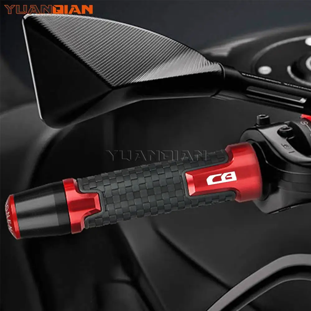 7/8" 22mm Rubber Aluminum Motorcycle Handle bar grip Hand Handlebar grips For Honda CB125F CB190R CB250R CB1000R CB1000 CB190