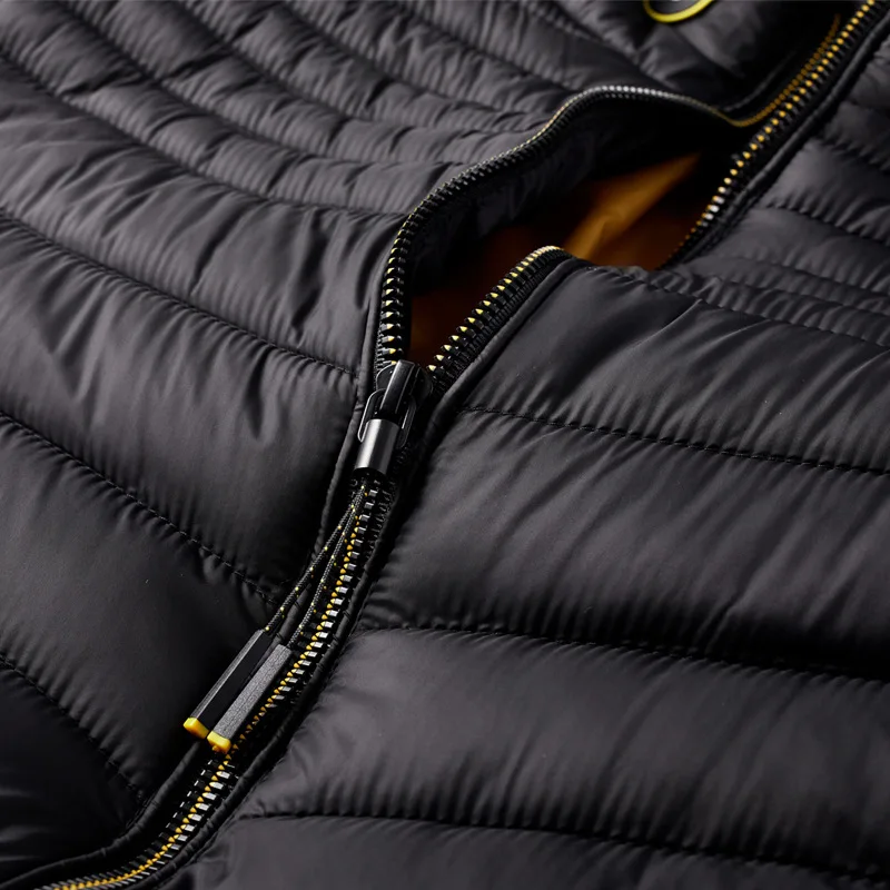 2022 New Men's Winter Parka Fashion Simple Solid Color Hooded Cotton Clothes Casual Warm Zipper Jacket Outer Top Jacket