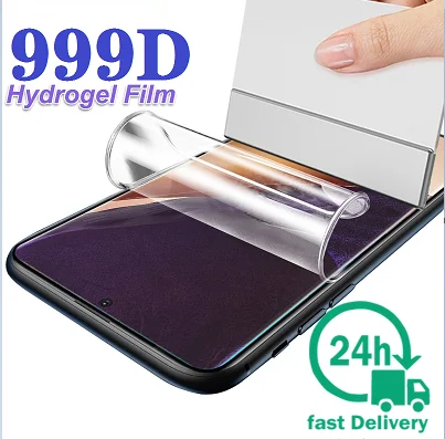 2PC Screen Protector For Motorola Edge 20 Pro For Motorola Edge 20 Lite Hydrogel Film Full Glue Protective Film