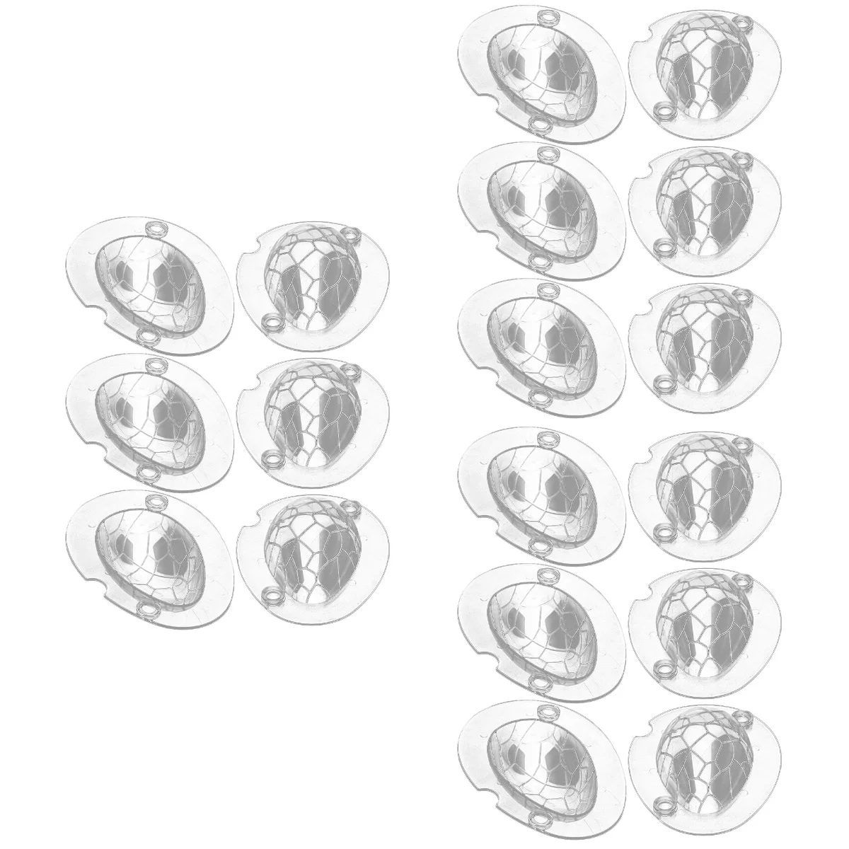 

9 Sets Easter Egg Mold DIY Grained Dinosaur Egg Maker Chocolate Cake Mold