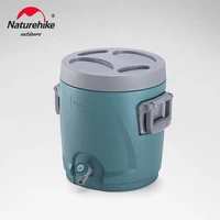 naturehike ice bucket cooler box insulation water barrel with tap juice beer barrel picnic bbq travel outdoor camping bucket