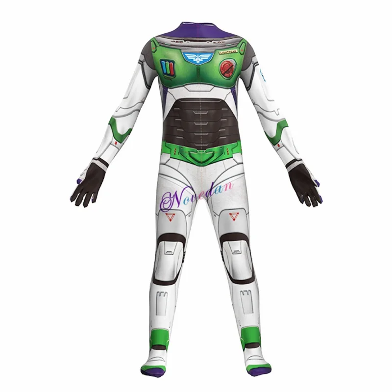 

Buzz Lightyear Costume Men Adult Kids Cosplay Halloween Bodysuit Jumpsuit Carnival Party Fancy Dress Suit