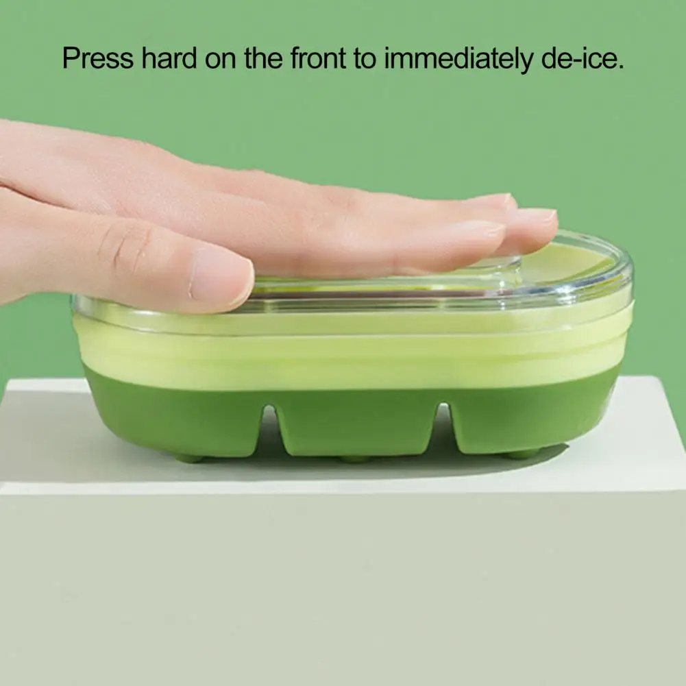 

Форма для льда, полезная антипригарная многоразовая форма для холодильника с 6 ячейками, контейнер для льда, кухонный инструмент