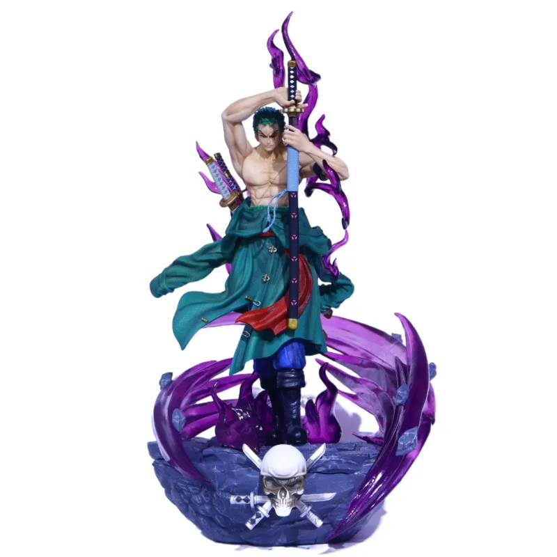 

One Piece Anime Figurine Model GK Roronoa Zoro Figure Bloodbath Haoshoku Haki Figures Statue Collection Toy Figma