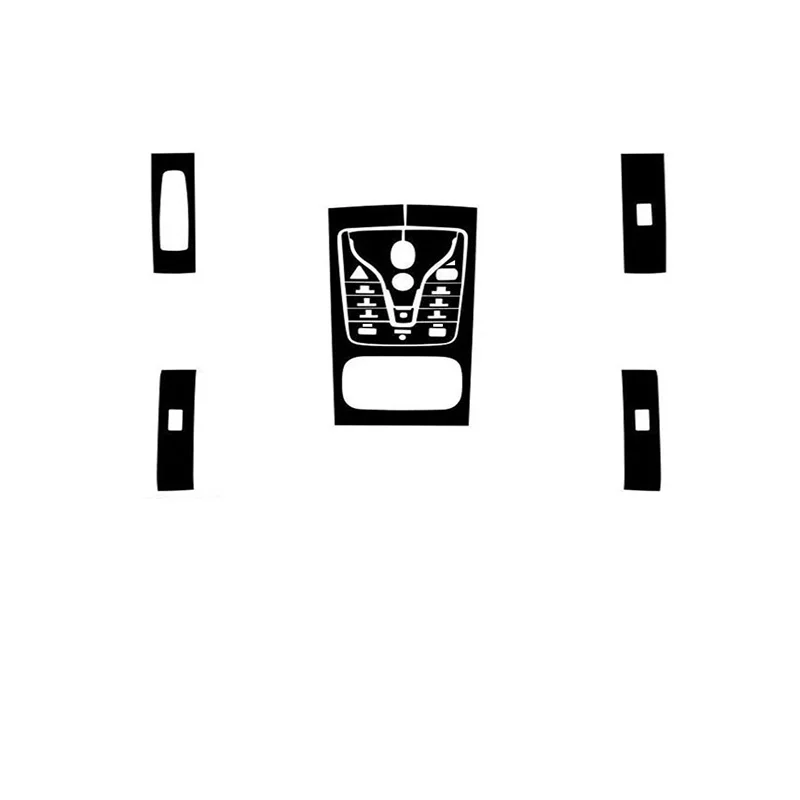 

Для BYD Yuan Plus, карбоновое волокно, черная, красная, женская центральная консоль, механизм, дверные окна, подъемная панель, автомобильные наклейки