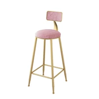 modern luxury long high top marble coffee table metal leg bar stool