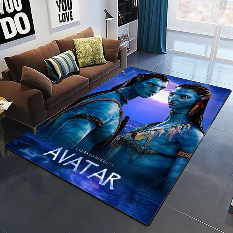 Avatar movie HD Printed Carpet Household Rug Children's Room Living Room Chair Bedside Modern Simple Floor Mat Office Gifts