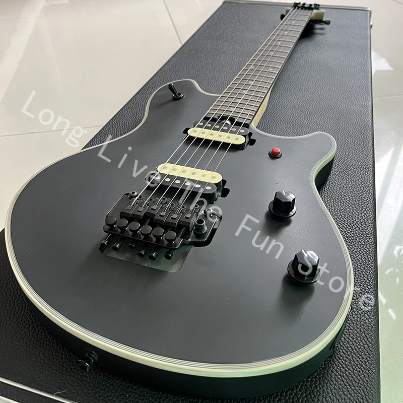 

Hot selling matte electric guitar, tremolo bridge, quality pickup, professional level, free door-to-door delivery.
