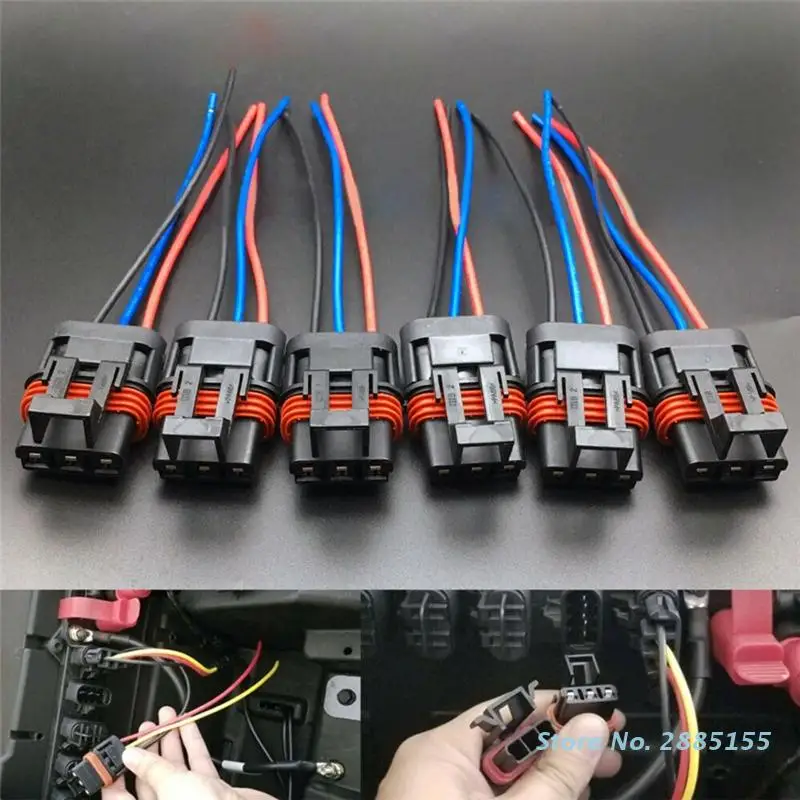 

6 шт. Передняя импульсная шина штекер питания Разъем Pigtail жгут для 2018-2019 XP100 RS1 аксессуары для мотоциклов