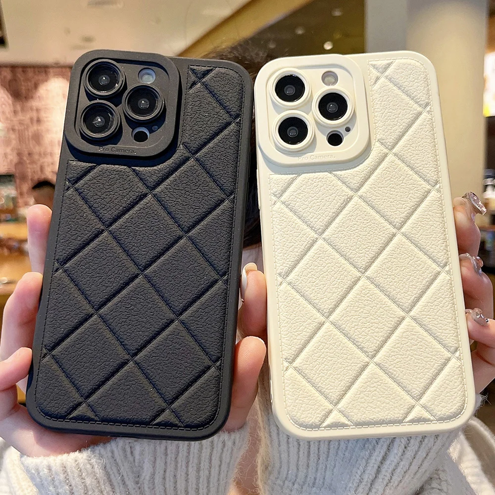 Кожаный чехол из овечьей кожи для iPhone 15 Pro 11 12 13 14 Max XR X XS 7 8 Plus силиконовый