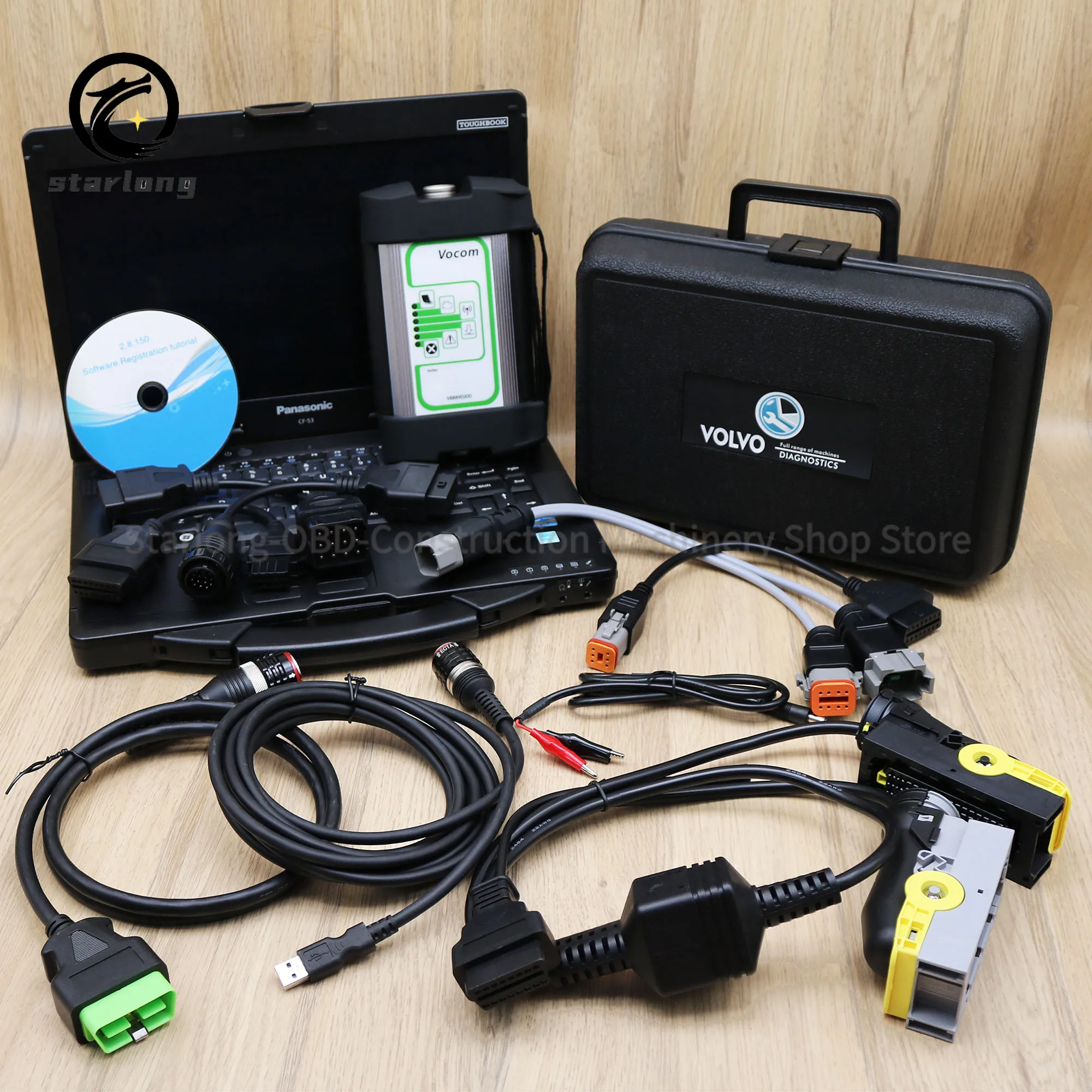 Тяжелый грузовик ДЛЯ Volvo vocom 88890300 диагностика грузовика UD Для Mack диагностики