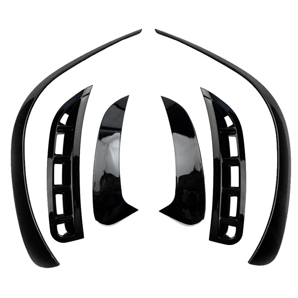 

4 шт., сплиттер для переднего бампера Mercedes-Benz GLE W167 2020 AMG, ярко-черный