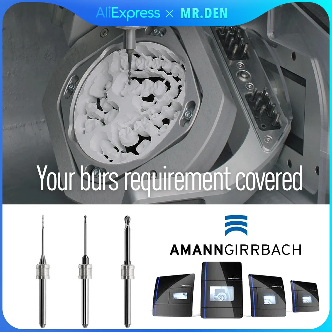 5 шт. стоматологические фрезерные боры MR DEN для Amann Girrbach Ceramill Micro 4X 5X IC Motion 2 системы для стоматологической лаборатории