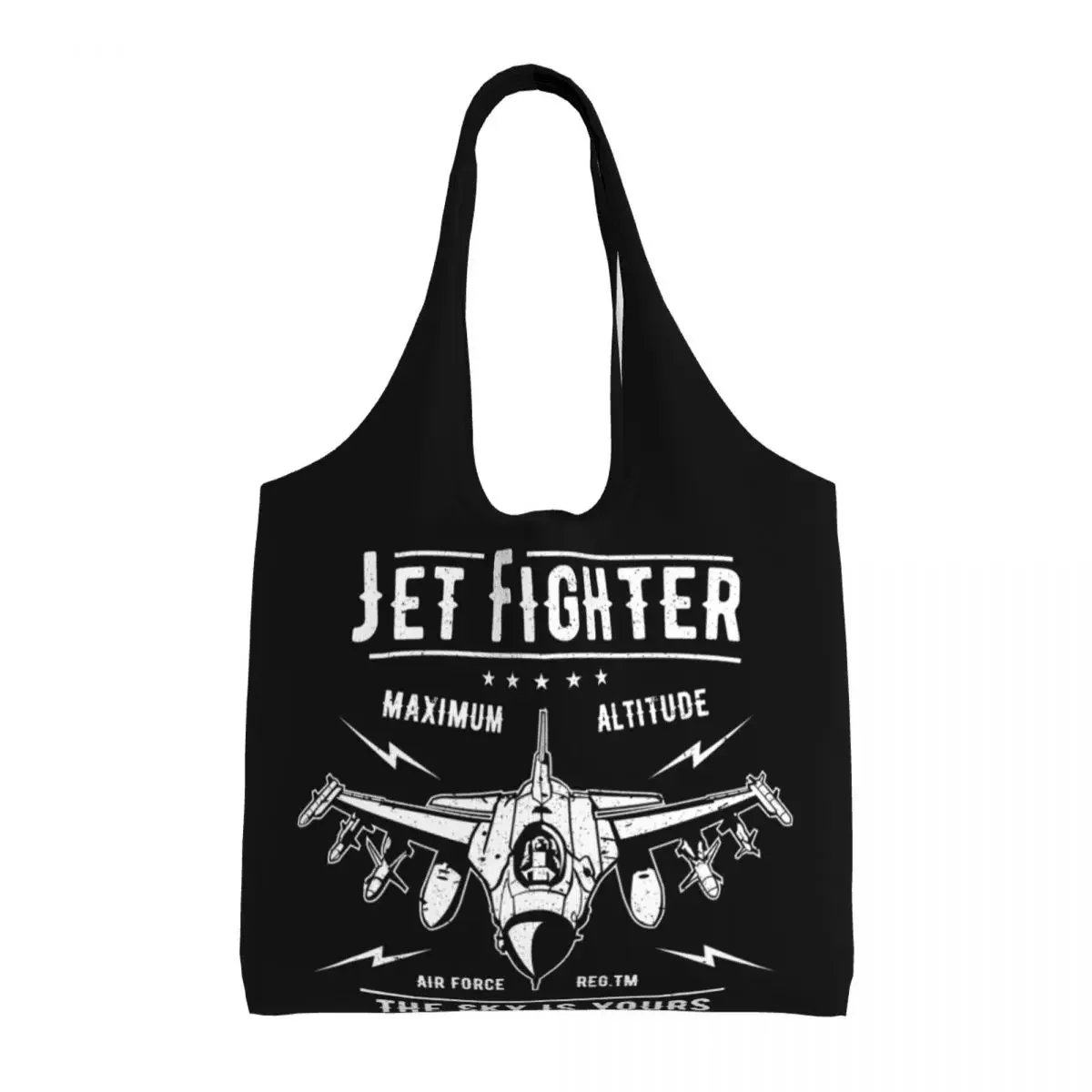 Потрясающая сумка-тоут с милым принтом в виде самолета моющаяся парусиновая