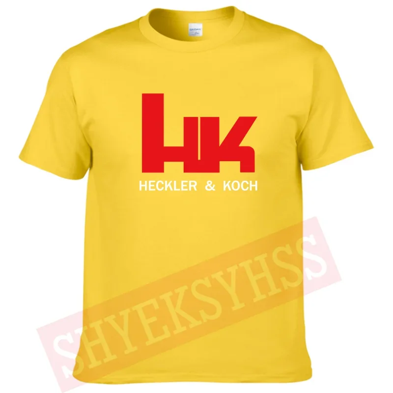 Футболка Heckler Koch с логотипом для мужчин и женщин футболка стрельбы на открытом