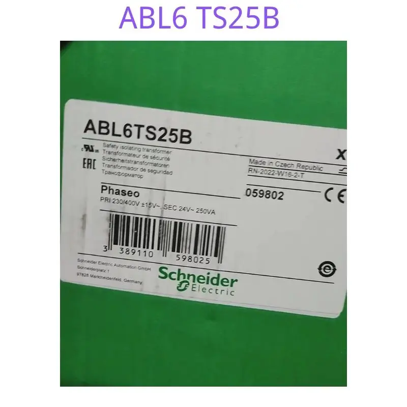 

Brand New ABL6TS25B ABL6 TS25B Safety Isolating Transformer