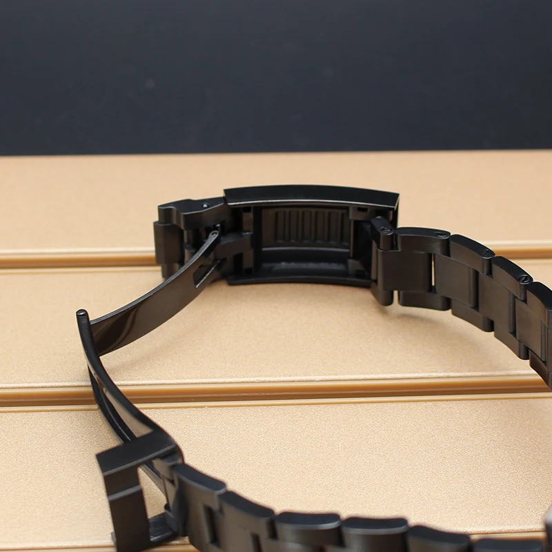 Black 40mm Watches Case Stainless Steel Watchband Mod Parts For Submariner NH35 NH36 Miyota 8215 Eta 2824 Movement 28.5mm Dial