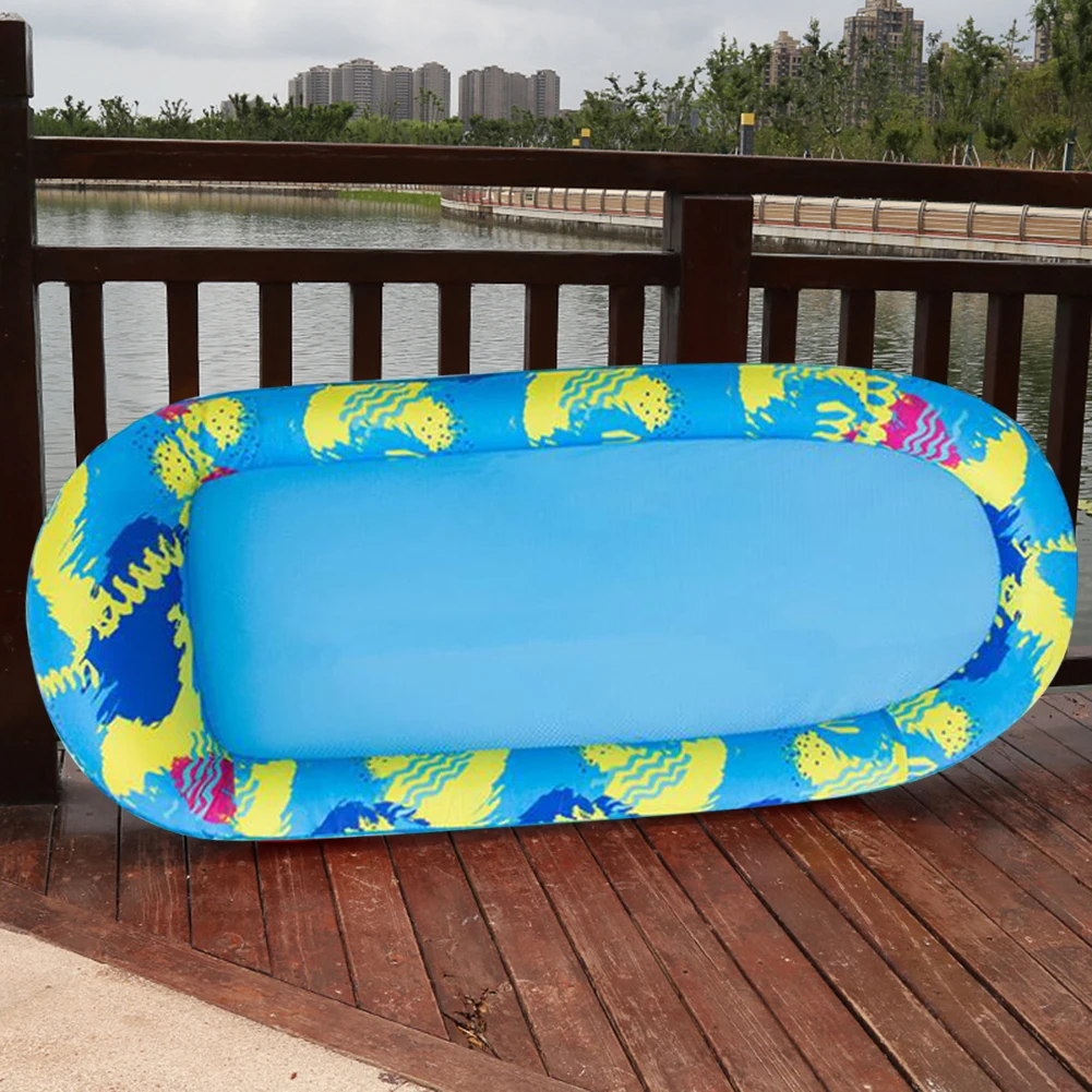 

Swimming Pool Floating Cushion PVC Air Bed Water Floating Hammock Air Mattress Summer Sunbath Recliner Air Mattresses