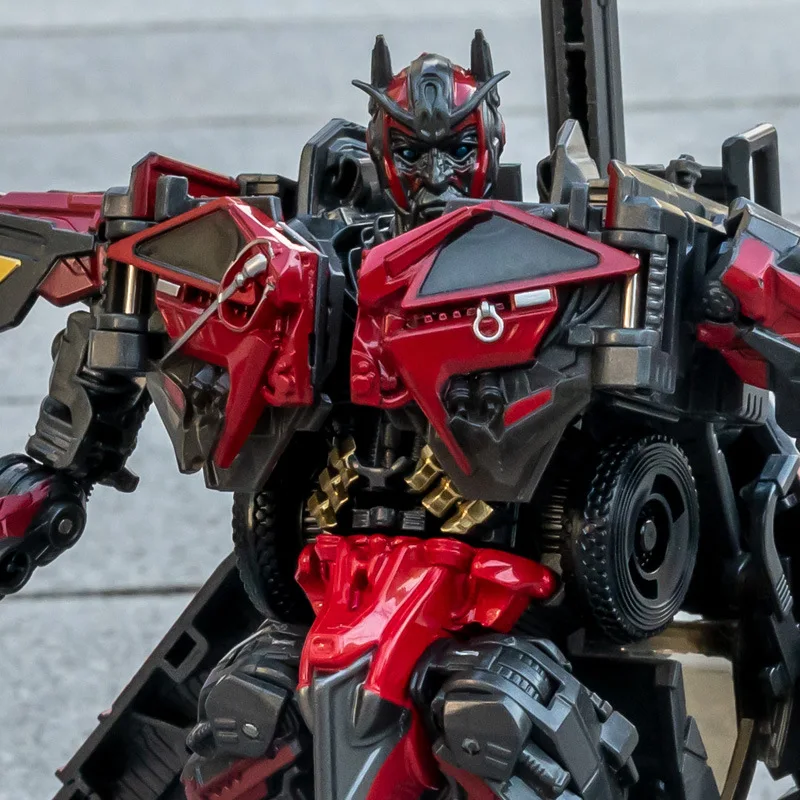 

Трансформаторная игрушка Sentinel prime 18 см, ПВХ Модель, игрушка, Классическая модель, игрушка, подарок, двойной Морф, деформируемый робот, двойной нож, оружие