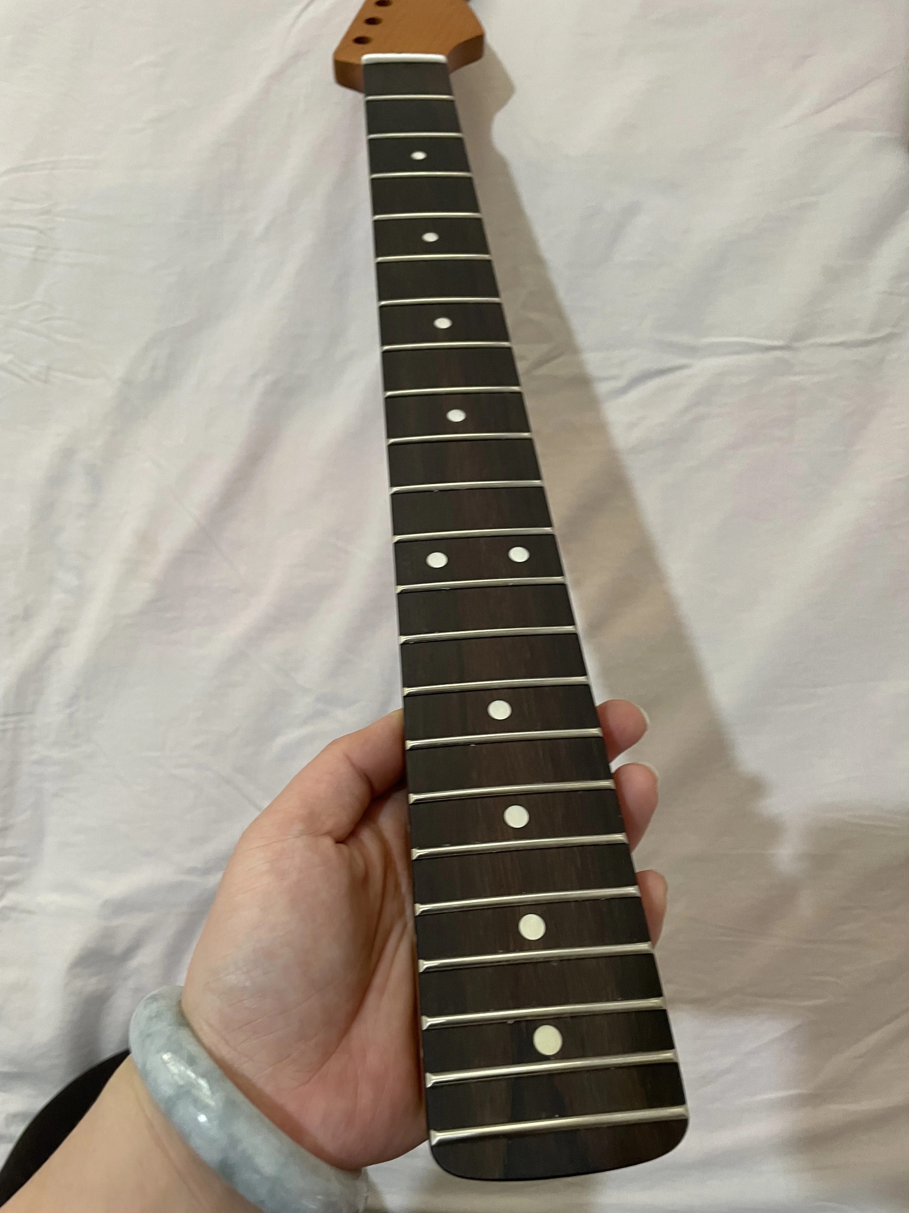 High Quality DIY Brand New Matt 22-piece Baking Plus ST Electric Guitar Neck Roasted Maple Rosewood Fretboard Guitarra Part enlarge