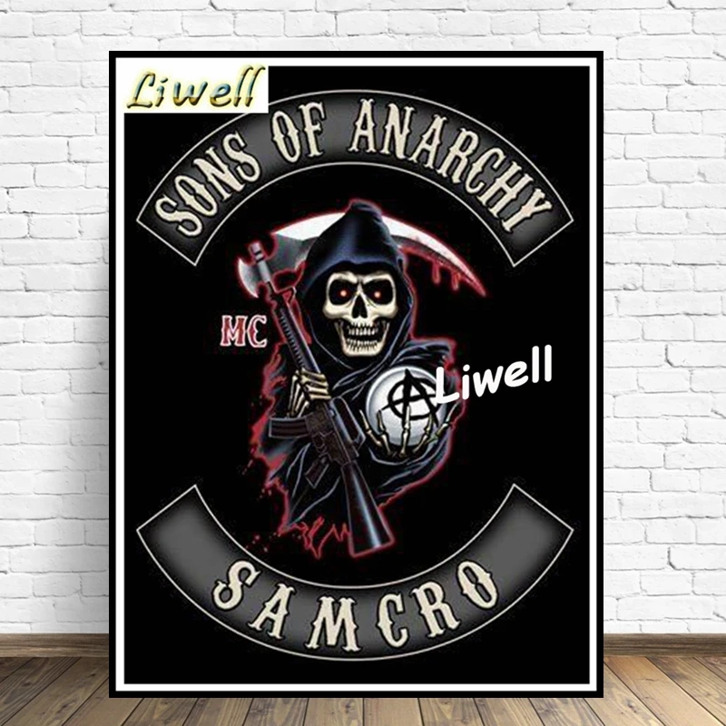 Набор для алмазной вышивки Сын анархии Джексон |