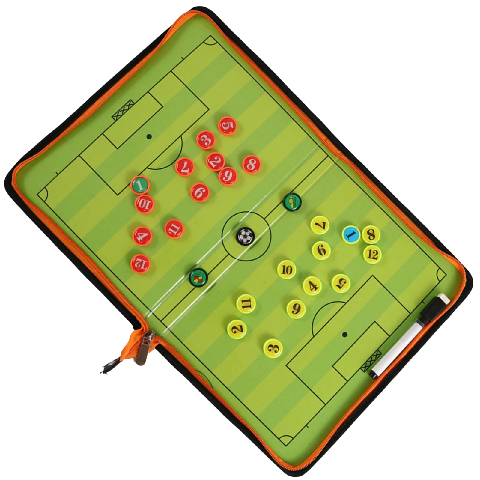 

Magnetic Dry Erase Football Coaching Board Anti-slip Coach-clipboard Transfer Hand for Game Plans and Strategies