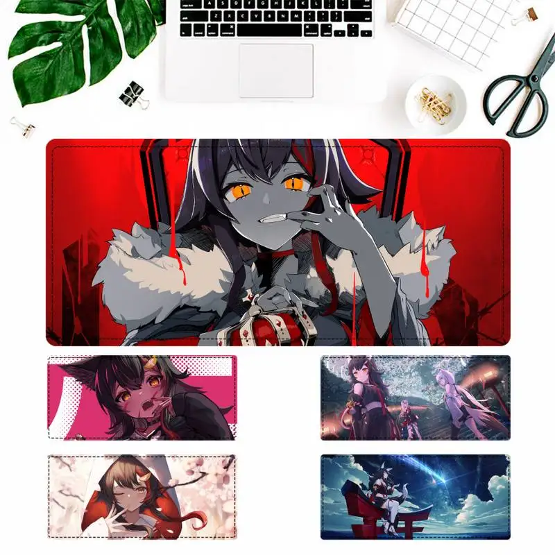 

Hot Selling Ookami Mio Mouse Pad Gamer Keyboard Maus Pad Desk Mouse Mat Game Accessories For Overwatch