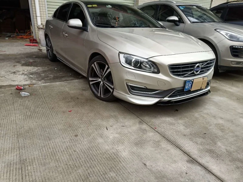 Стайлинг автомобиля Неокрашенный АБС-пластик передний бампер губа багажник