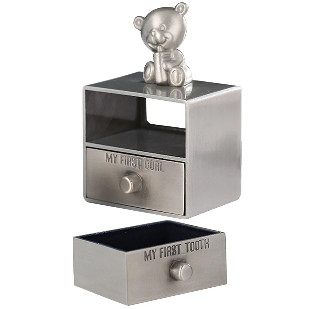 

Metal Tooth Holder Box Storage Container Small Box Case