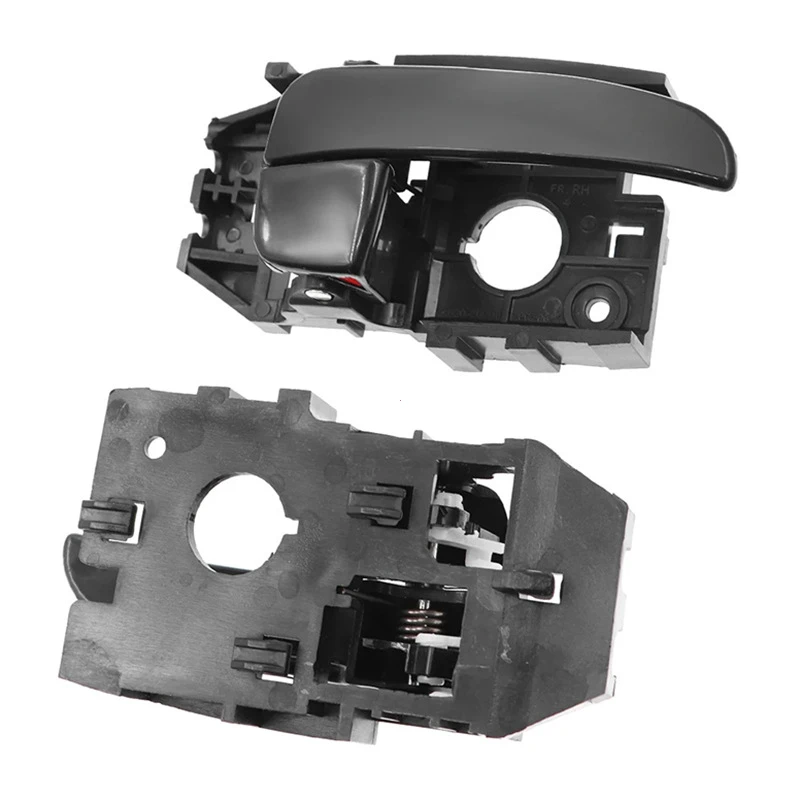 Передняя левая и правая ручка для межкомнатной двери автомобиля Черные ABS ручки