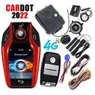CARDOT 4G Автозапуск GSM GPS трекер Автомобильная сигнализация умный ключ дистанционный запуск сенсорный датчик Центральный замок разблокировка
