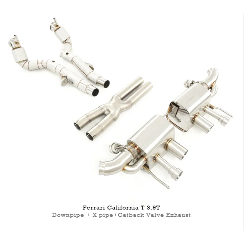 

Выхлопная труба Boska Catback X для Ferrari California T 3,9 T 2012-2018, выхлопная труба из нержавеющей стали