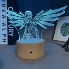 3d-лампа для игр Overwatch, настольная декоративная лампа для спальни, экшн-фигурка, 2428 меняющихся цветов, светодиодный ночсветильник, домашний декор, подарок