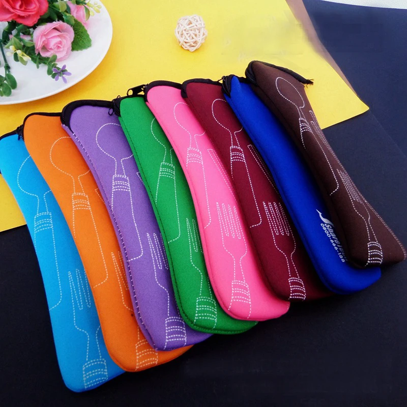 

Портативная сумка для посуды, столовых приборов, чехол для столовых приборов, Студенческая Бытовая Посуда, столовая посуда, кухонные аксесс...