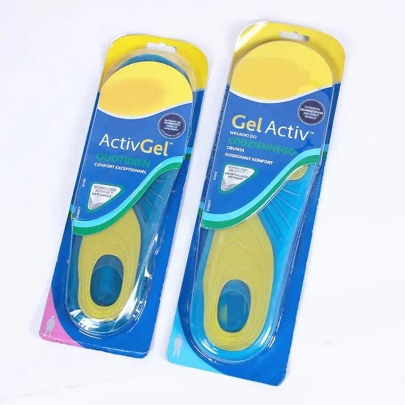 Силиконовые нескользящие гелевые мягкие стельки для спортивной обуви массажная