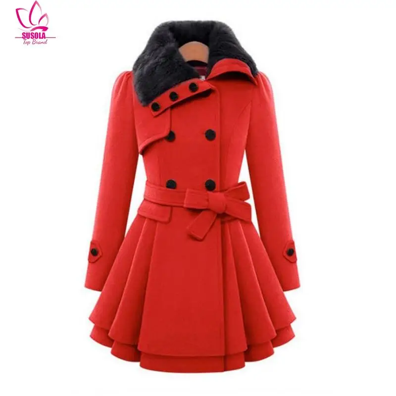 Зимние куртки 5XL женское шерстяное пальто женская ветровка теплая верхняя одежда