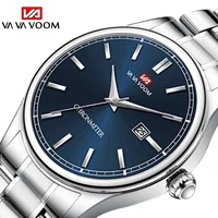 luxury watch brand business style quartz movement stainless steel waterproof sports crown quartz watch for men relogio masculino