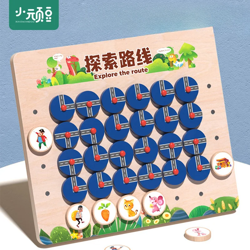 

Exploring the Route Toys for Children aged 3 to 6, Brain Thinking Concentration Training Attention and Puzzle Toys