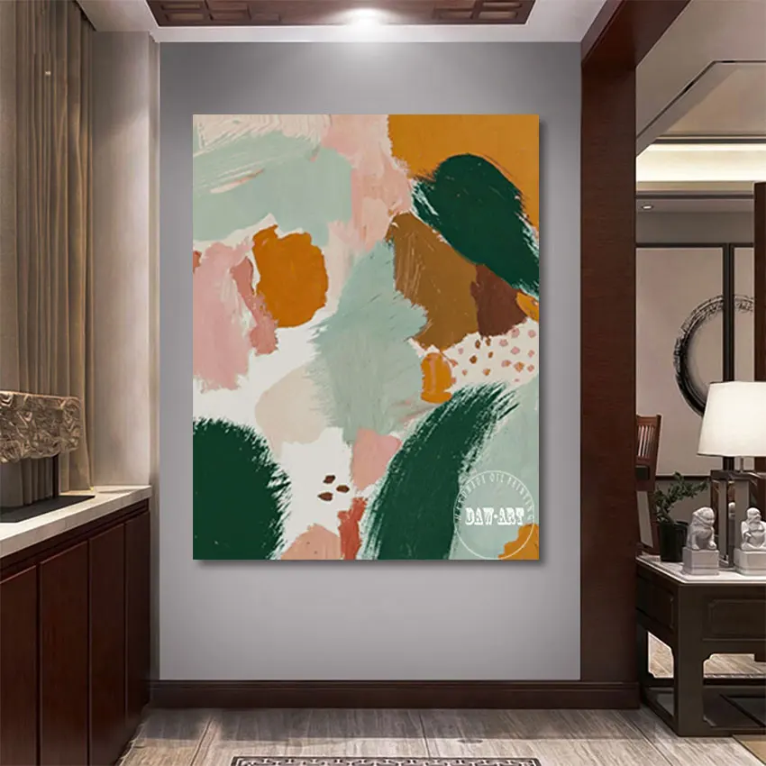 

Unframed High Quality New Arrival Abstract Oil Paintings On Canvas Artwork Modern Wall Decor For Office Art Crafts Unframed