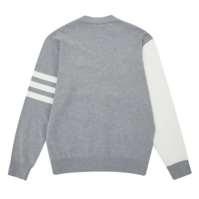 【 Presale 】Mens Cardigan Sweater Pockets Casual Slim Fit V-Neck Knitted Sweaters Button up