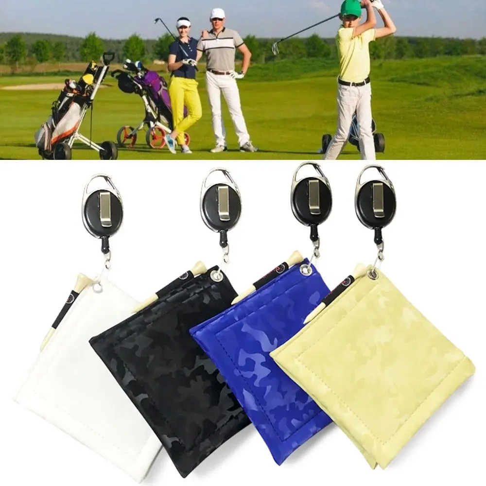 

Портативная полиуретановая профессиональная насадка для клюшки для гольфа с карабином, полотенце для чистки мяча для гольфа, салфетка для ...