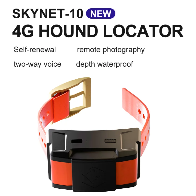 AHGUEP 50/20/10/1Pcs НОВЫЙ 4G GPS-трекер для собак Отслеживание в реальном времени Удаленно фотографировать GPS-локатор для охотничьих собак для позиционирования домашних животных