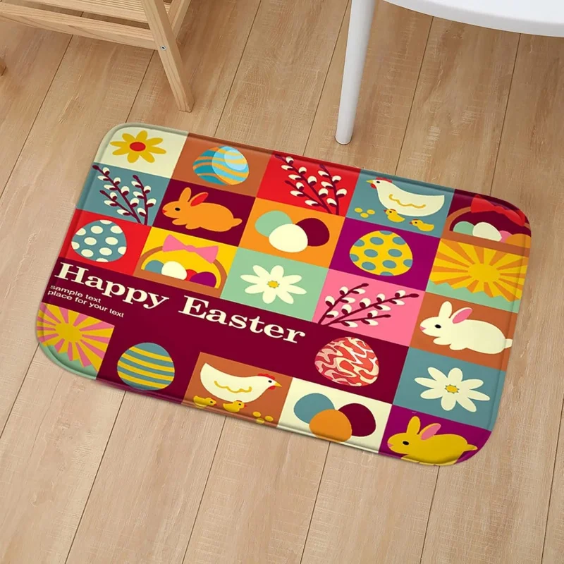 Пасхальный кролик в форме gatekeeper проверки пасхального ковра украшение интерьера