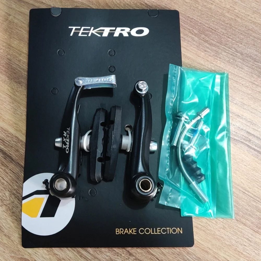 Фото TEKTRO Mini-V RX1 BMX штангенциркуль из алюминиевого сплава боковой Тяговый тормоз велосипедный зажим длина руки 80 мм с 836,12 Тормозная обувь №1