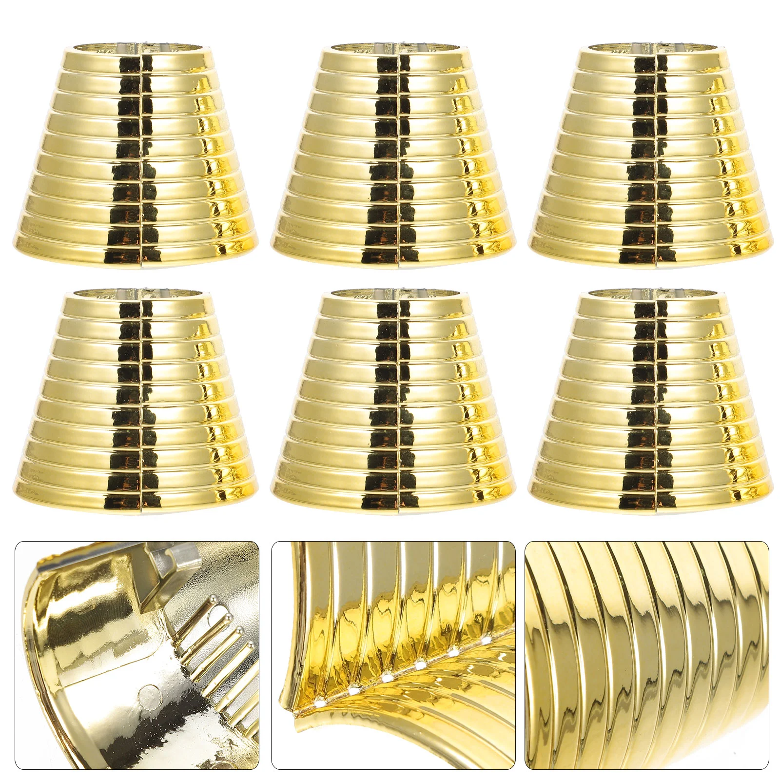 

8 Pcs Ponytail Hair Tie Decorations Circle Cuffs Tool Abs Teeth Clip Miss Rings Holder Barrette