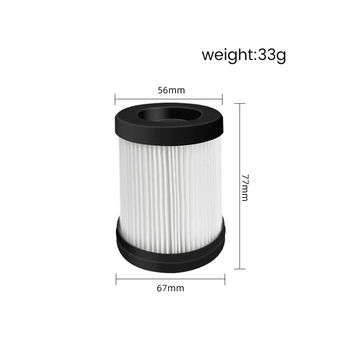 6 шт. FSV001 HEPA-фильтр для FSV101 Girnoor G160 и G165 A300 детали беспроводного пылесоса