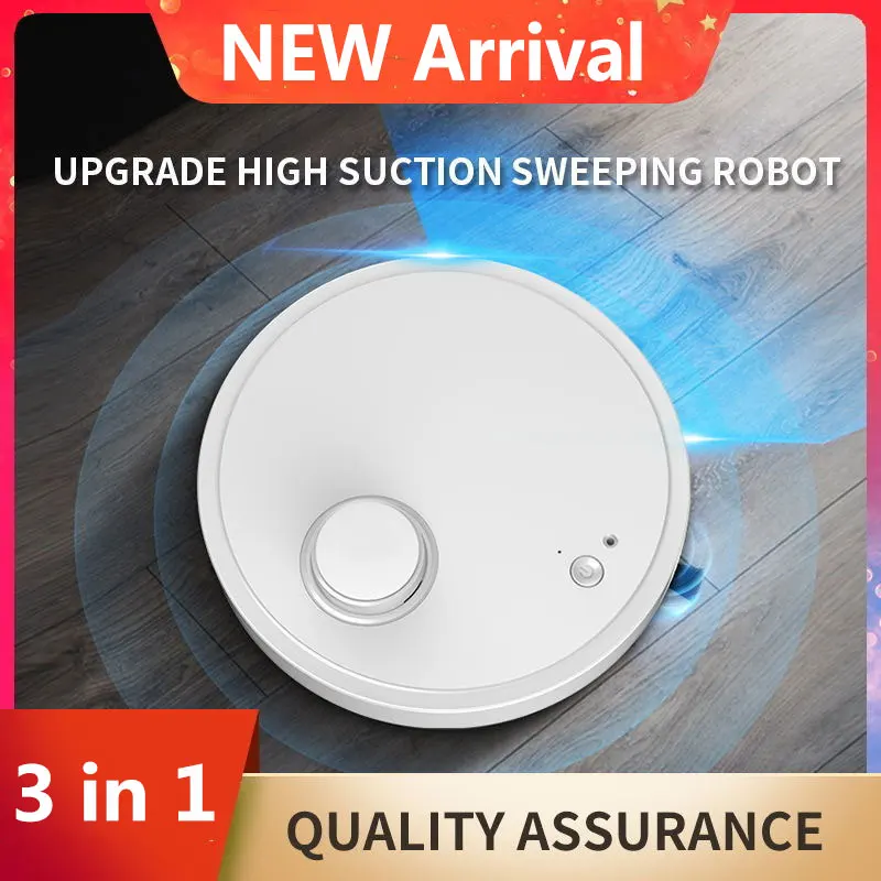 

NEW Xiaomi 3-in-1 Intelligent Sweeping Robot Sweeper Automatic Vacuum Cleaner Ultra-thin Sweep and Wet Mopping Machine