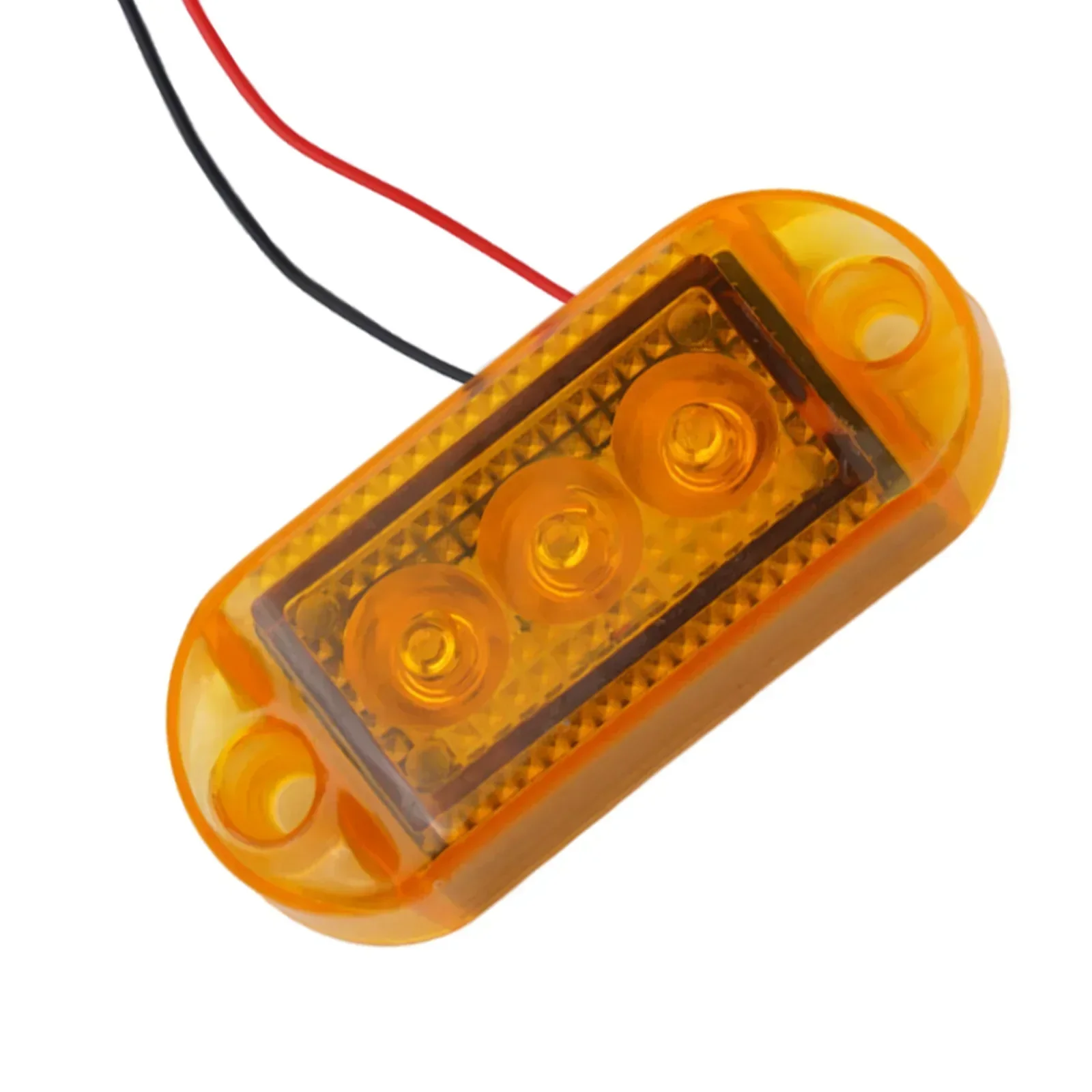 Флэш-маркер для грузовиков прицепов красный белый 12 В 24 легкая установка и низкое