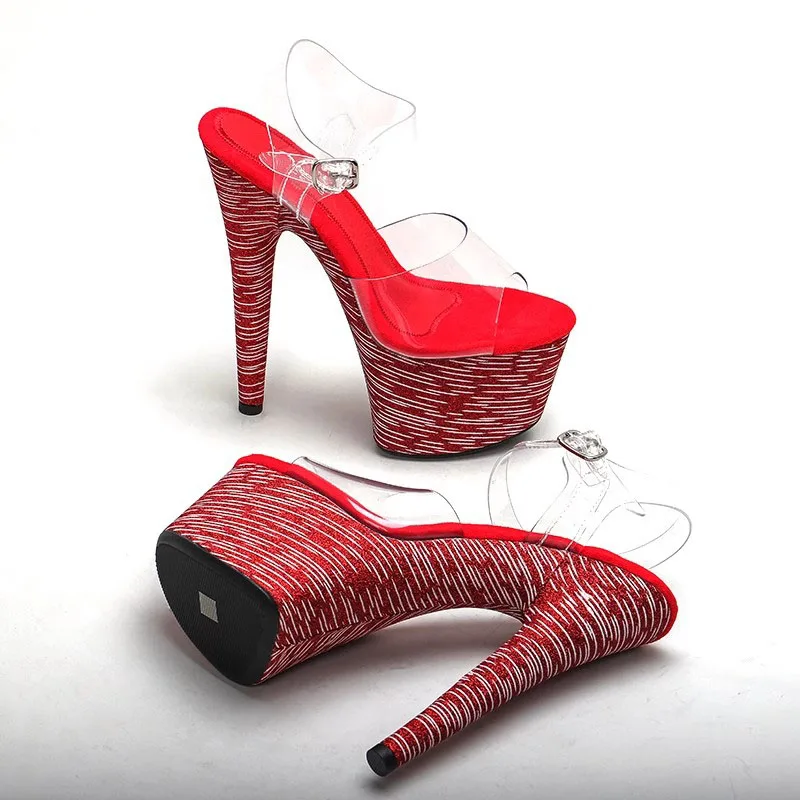 LAIJIANJINXIA новые цветные босоножки на высоком каблуке из ПВХ пикантная модельная