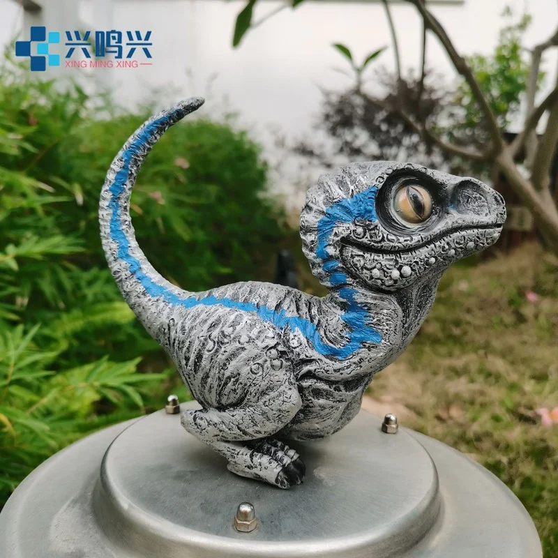 2022 креативный новорожденный Велоцираптор Парк Юрского периода синий узор